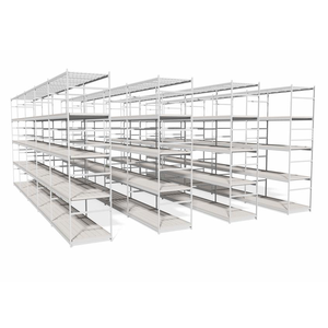 Sistema di coltivazione idroponica Mobile verticale Grow Rack verticale grow rack <span class=keywords><strong>contenitore</strong></span> idroponico panca Grow Rack - Product Image 4