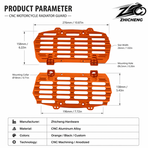 Protector de Radiador de Aluminio de Alta Calidad para Motocicleta, Accesorios para KTM <span class=keywords><strong>DONDA</strong></span> YAMAHA KAWASAKI - Product Image 3