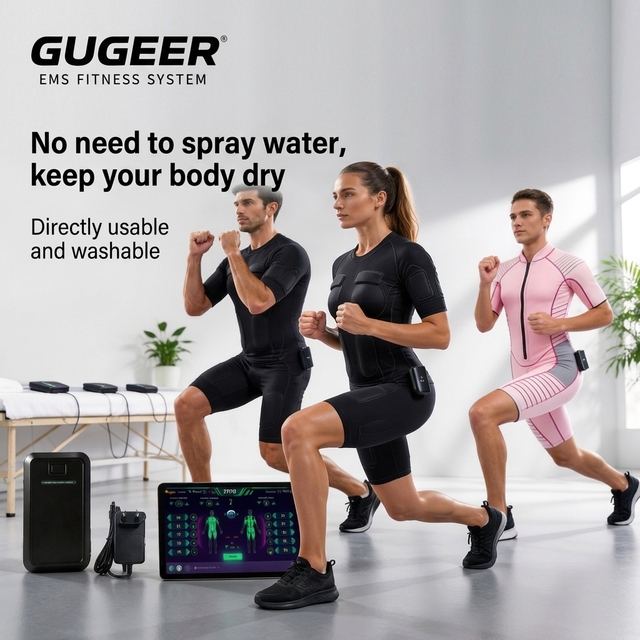 One Piece Dry EMS Training Suit Full Body Wireless EMS Fitness Suit Professional Training Wear