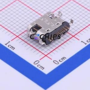 USB-310C-B-SU USB Connector SMD Connector ( Connector Type: Type-C )( Gender: Female )( Mounting Type: Sink Board ) - Product Image 2
