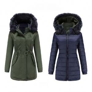 Manteau d'hiver long pour filles Parka Imperméable Chaud Blouson matelassé - Product Image 3