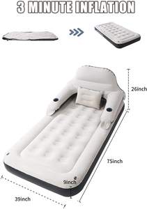 Waterhan Taşınabilir Tek Kişilik Şişme Egzersiz Topu Yumuşak Sırt Desteği PVC Malzeme 105cm Boyut 20kg+ Kapasite Her Mevsim Araba Yolculuğu - Product Image 2