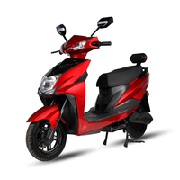 Street Legal Style Electric Motorcycle 1200W Motor 12 Inch Tire With LED Lighting System