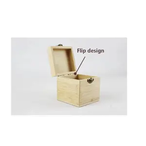 Elaborazione della scatola di legno di gioielli in bambù con fibbia, scatola di immagazzinaggio regalo
