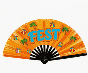 Abanicos Plegables Personalizados con Logotipo Propio, Abanicos Grandes de Kung Fu Hechos a Mano, Artesanías de Bambú para Fiestas - Product Image 4