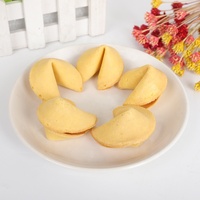 Biscuits de la fortune croustillants fourrés à la crème et au chocolat de qualité supérieure, fabriqués par procédé de cuisson en roulement, en boîte, pour les fêtes (vente en gros)