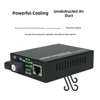 Transceiver Fibre Optique Gigabit Monomode Monofibre Interface SC Convertisseur Optique-Électrique 1.25G en Cascade