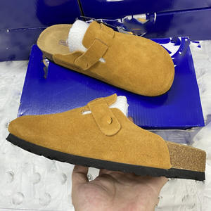 Sandales Birkenstock en cuir véritable de qualité supérieure, semelle souple antidérapante, pour la plage et l'extérieur, sabots plats Birkenstock, vente en gros 2026 - Product Image 5
