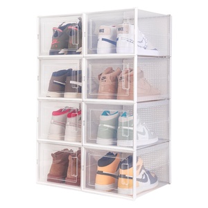 High Quality <strong>clear</strong> Transparent <strong>Shoe</strong> Storage Box / Foldable <strong>Shoe</strong> Organizer / Plastic <strong>Shoe</strong> Storage <strong>Boxes</strong> - Product Image 5