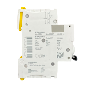 Interruptor Automático Acti 9 IC60N AC MCB A9F74310, Material Industrial PA66, Capacidad de Ruptura de 10kA - Product Image 5
