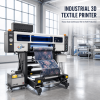 Mesin Printer UV DTF Suntec 3D Faux Embroidery Teknologi Terbaru 2026 untuk Efek Bordir Imitasi, Mesin Cetak Langsung ke Gulungan Film