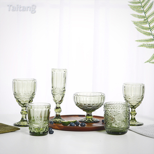 Cổ Điển Dập Nổi Cốc Thủy Tinh Cho Bữa Tiệc Và Các Bên Cưới Cho Rượu Sâm Banh Gim <span class=keywords><strong>Rum</strong></span> Hình Thoi Thiết Kế Ly - Product Image 3