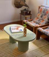 Table basse en rotin/osier faite à la main, style moderne antique rustique, utilisation multi-espaces, meuble de salon, table centrale pour la décoration de la maison