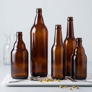 <span class=keywords><strong>Bottiglie</strong></span> <span class=keywords><strong>di</strong></span> <span class=keywords><strong>Vetro</strong></span> Ambrato per Vino e <span class=keywords><strong>Birra</strong></span> con Tappo a Corona da 330ml e 500ml <span class=keywords><strong>di</strong></span> Alta Qualità, Disponibili in Stock, Direttamente dalla Fabbrica - Product Image 1