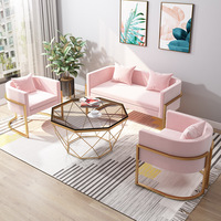 Esszimmermöbel Moderner Gepolsterter Sessel Zeitgenössisches Design Dickes Kissen für Lounge Wohnzimmer Stuhl mit Rundem Rücken