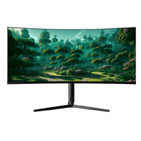 Moniteur de jeu incurvé pour ordinateur de bureau OEM 4K 34 pouces 165 Hz sans bordure, écran LCD incurvé pour PC