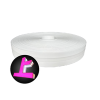 Bobine d'aluminium pour lettres en relief 3D, couleur blanche, bandes à transmission totale de la lumière, plastique acrylique 3D, bord plat pliable