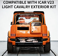 Kit carrosserie OEM compatible ICAR V23 modèle 03, finition mate, installation non destructive, garantie 6 mois, extérieur PP Chery