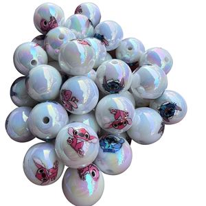 2025 Navidad Halloween océano serie de dibujos animados 16mm bolígrafos con cuentas impresos DIY fabricación de joyas acrílico plástico Lucite cuentas - Product Image 6