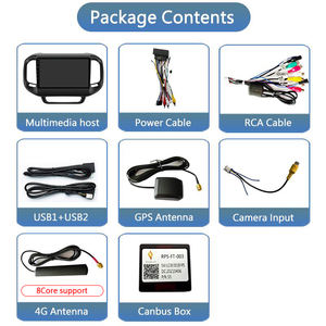 Reproductor Multimedia estéreo con DVD y navegación GPS para fiat, autorradio con doble din, compatible con Carplay, para fiat <span class=keywords><strong>toro</strong></span> 2017 2018 2019 2020 - Product Image 3