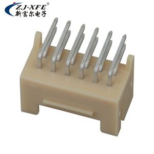 Connecteur fil-carte 2,0 mm, double rangée, à angle droit, à aiguille coudée, à passage traversant, pas de 2,0 mm - Product Image 2