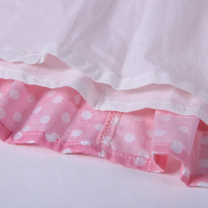 2-12y Bage Enfants Toddler Bébé Rose Polka Jupe Vintage Robes Sans Manches Floral Soutien Vacances Smocked Enfants pour Filles 1000 - Product Image 6