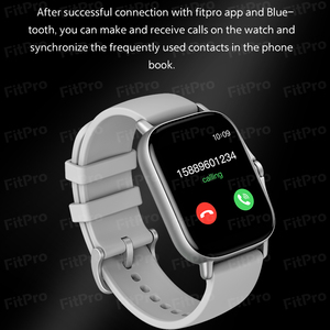 Montre intelligente H13, fitness, étanche, BT, compteur de pas, écran HD 1,81 pouces, faible consommation d'énergie, musique intelligente, <span class=keywords><strong>SMS</strong></span>, modes sportifs - Product Image 4