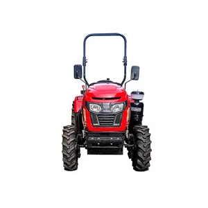 4X4 25hp small farm equipment tractors manufactory 4 wheels tractors in georgia