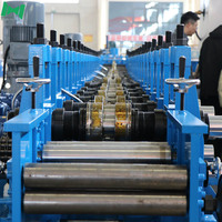 Machine de profilage à grande vitesse pour canaux Unistrut solaires, moteur et engrenage pour la fabrication continue de profilés Unistrut, facile à utiliser