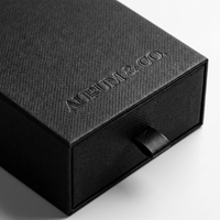 Caja Rígida Personalizada Premium con Logotipo en Lámina Dorada, Cajas de Regalo Deslizantes de Lujo para Joyería de Marca