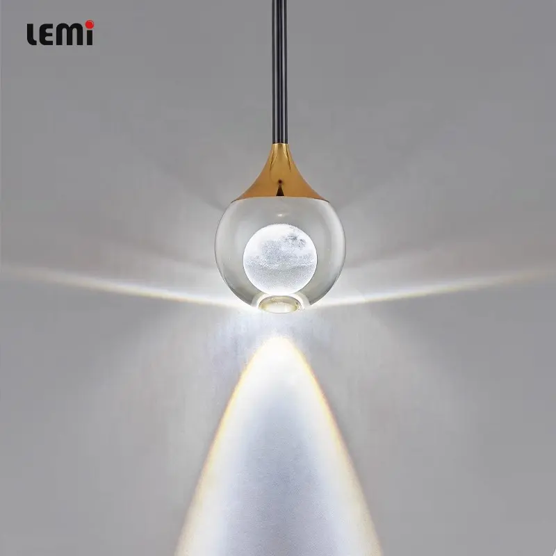 Modern Minimalistisch Design Hangend Led-Plafondlamp, Art Deco-Ontwerp, Eenvoudig, Modern, Perfect Voor Achtergronddecoratie In De Slaapkamer