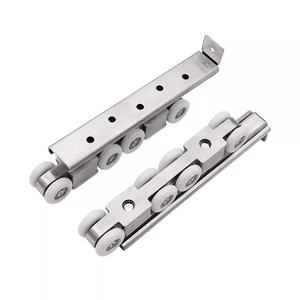 Roulettes <span class=keywords><strong>de</strong></span> porte coulissante à suspension supérieure en acier inoxydable pour portes en bois, roulettes <span class=keywords><strong>de</strong></span> <span class=keywords><strong>portail</strong></span> <span class=keywords><strong>coulissant</strong></span> robustes en acier inoxydable pour <span class=keywords><strong>rail</strong></span> <span class=keywords><strong>de</strong></span> suspension - Product Image 1