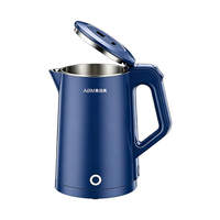Bouilloire électrique 1,7 L en acier inoxydable 304, ébullition rapide 1500 W, arrêt automatique, pour la maison et la cuisine, vente en gros