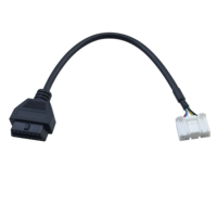Conector OBD, Arnés de Cableado Automotriz para Tesla Model S Pre-2015, Diagnóstico, Ajuste de ECU, Rastreo GPS, Extensión Macho-Hembra