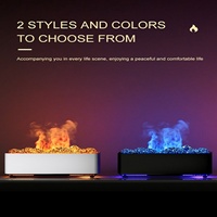 Diffuseur d'arômes volcanique à flamme, humidificateur d'air ultrasonique pour huiles essentielles, vente en gros