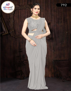 ผ้าไหมซารีสำเร็จรูปพรีเมียมสไตล์ชาติพันธุ์ คอลเลคชั่นดีไซเนอร์สุดหรู ขายส่งสำหรับการสั่งซื้อจำนวนมากในราคาที่ดีที่สุด - Product Image 2