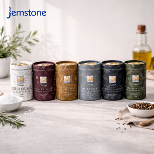 Offre Spéciale – Boîte d'emballage cylindrique en carton kraft biodégradable pour sel et poivre en poudre, tube en papier de qualité alimentaire pour café et épices - Product Image 5