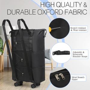 Sac <span class=keywords><strong>de</strong></span> voyage extensible personnalisé avec roulettes amovibles pour les voyages, sac <span class=keywords><strong>de</strong></span> voyage <span class=keywords><strong>de</strong></span> nuit, sac <span class=keywords><strong>de</strong></span> week-end, sac <span class=keywords><strong>de</strong></span> voyage, <span class=keywords><strong>valise</strong></span> - Product Image 6