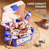 Kit de montage de vis DIY de 146 pièces avec outils et pièces de construction, et étui de rangement portable – Jouet de construction créatif, cadeau, vente en gros