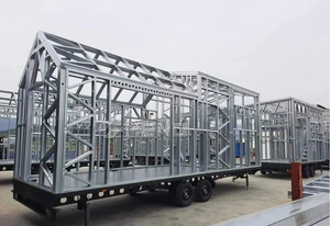Cabine modulaire mobile en structure acier avec cadre en acier pour usage extérieur (parking à remorquage uniquement) - Product Image 6