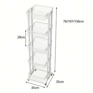 Soporte de suelo para patatas fritas negras, estantes de supermercado, dulces, aperitivos, pan, estante de exhibición al por menor - Product Image 3