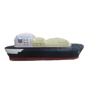 Lagere MOQ Water Speeltoestellen NIEUWE Ontwerp PVC Opblaasbare Boot Schip Model Zwembad Float Toy Voor Promotionele Verkoop