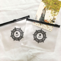 Sachet d'Emballage de Bijoux de Mode à Logo Personnalisé, Petits Sacs en Plastique Transparents Refermables, Mini Pochette à Fermeture Éclair en PVC Transparent