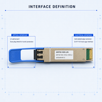 Transceiver 100GBASE-LR4 10KM 1310nm QSFP28 SFP 100G 10km LWDM4 Dual LC SMF DOM