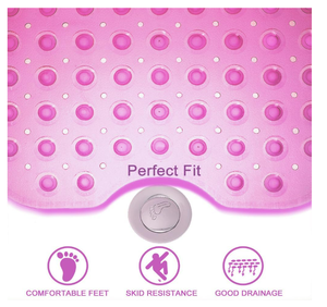 Tapete para Banheira e Chuveiro Antiderrapante 39x16 Polegadas Extra Longo Lavável à Máquina Livre de BPA para Crianças - Product Image 5