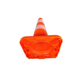 Hồng Kiều 20 inch 50cm chiều cao Nền Kinh Tế kiểm soát cảnh báo giao thông nón PVC an toàn nón cho giao thông đường giao thông co - Product Image 5