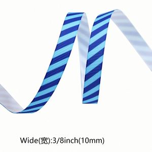 Ruban gros-grain imprimé de haute qualité et durable de 1/1,6 cm pour la décoration de sacs cadeaux, 10 yards/rouleau - Product Image 2