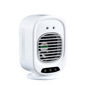 Mini ventilador de niebla recargable por USB, enfriador de aire de escritorio de tres velocidades con función de humidificación para uso en verano - Product Image 5