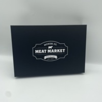 Emballage de Boîte Rigide en Papier Personnalisé, Boîtes d'Emballage de Cheveux avec Logo Personnalisé, Coffret Cadeau Magnétique Personnalisé Noir Sur Mesure