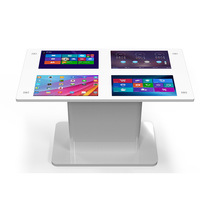 Table interactive à écran tactile intelligent 4 écrans étanche en verre trempé Android